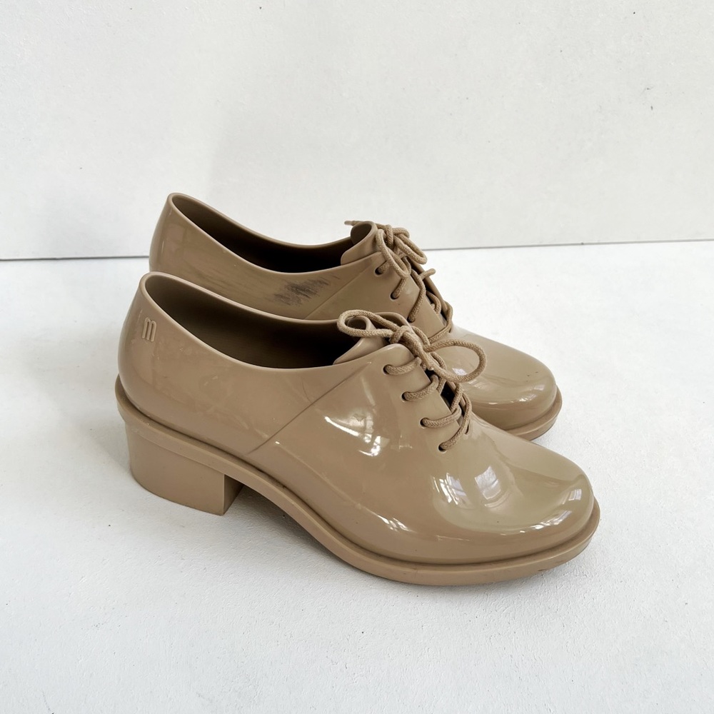 Melissa Beige Platform Shoes